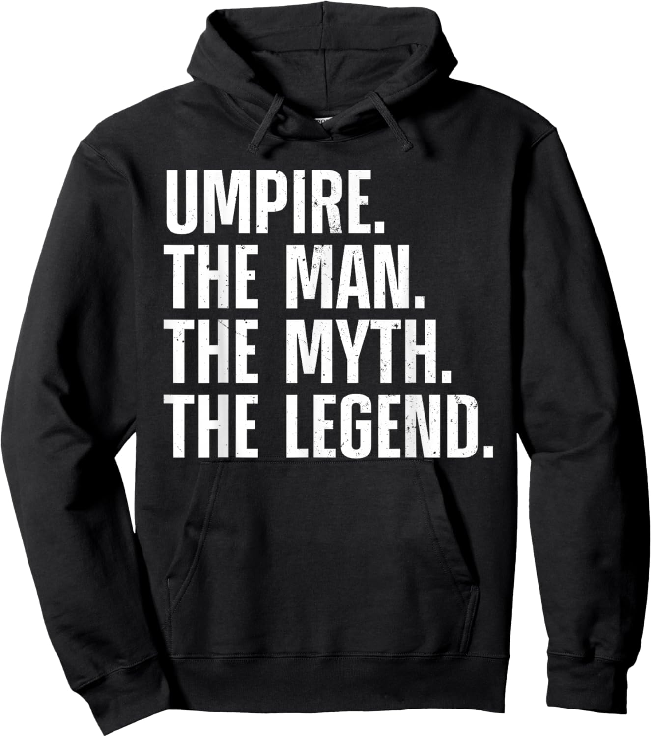 Cool Umpire Art Boys Sport Official Referee Umpire Hoodie - Hoodie | Black