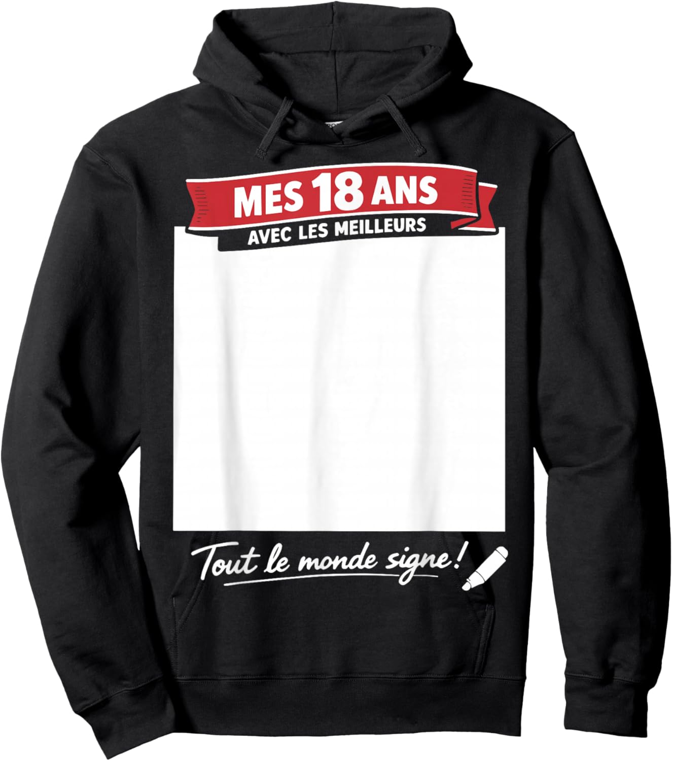 18th Birthday Boy Girl 18 Years 2008 Funny Gift Hoodie - Hoodie | Black