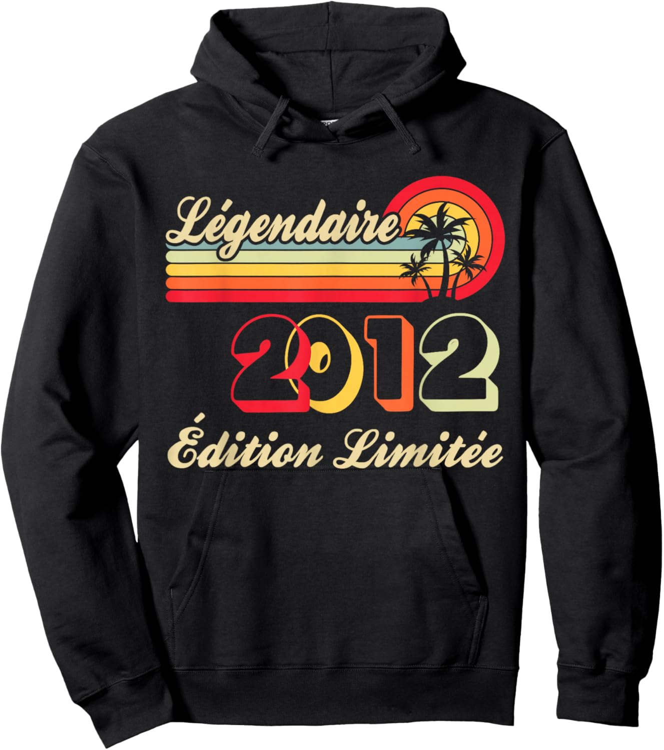 2012 14 Years Old Boy Girl Birthday Gift Boy 2012 Hoodie - Hoodie | Black