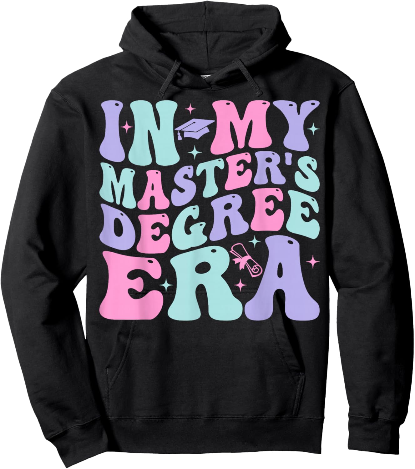 In My Master's Degree Era Graduation Master Degree Hoodie - Hoodie | Black