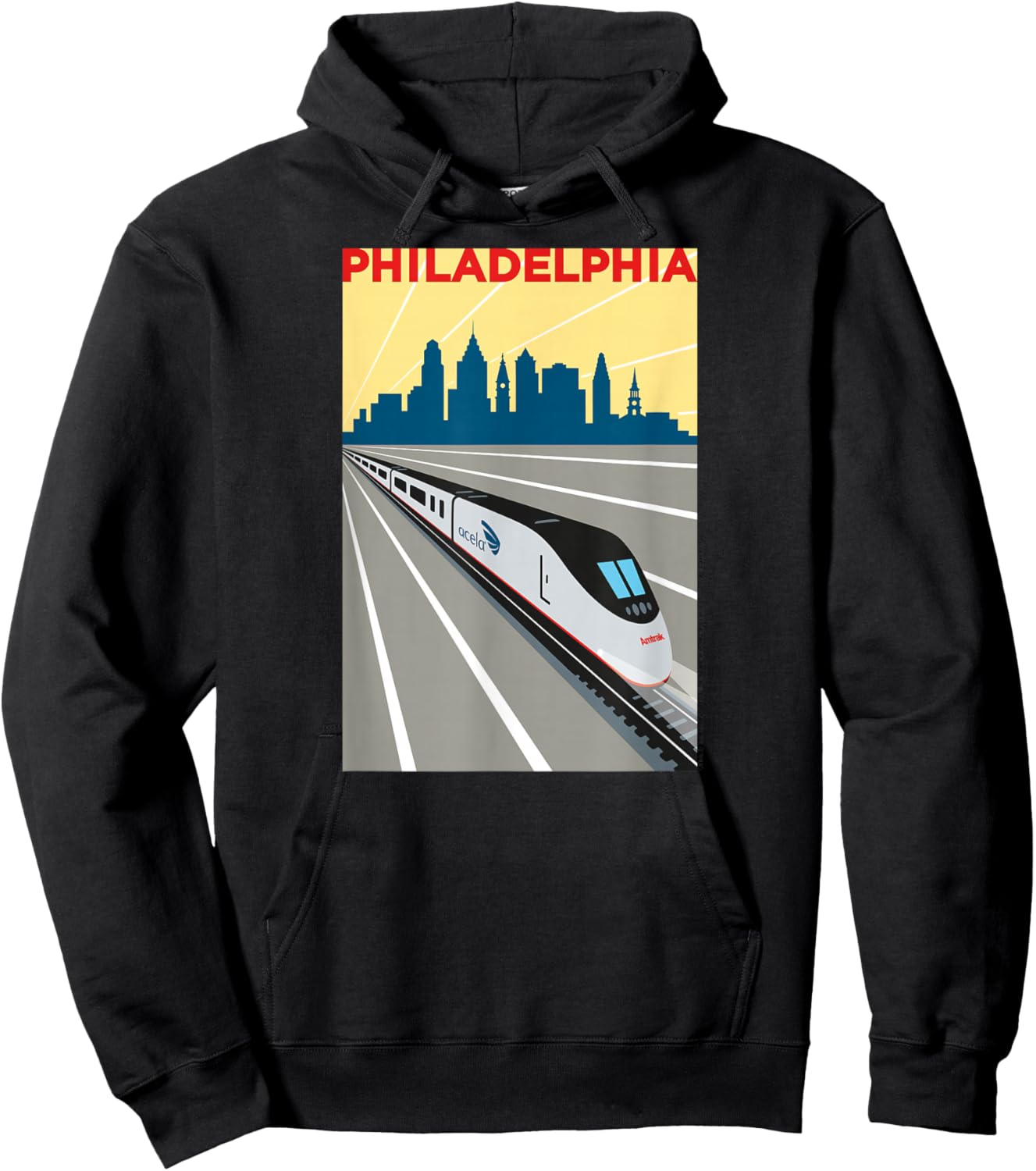 Acela (Philadelphia) Hoodie - Hoodie | Black