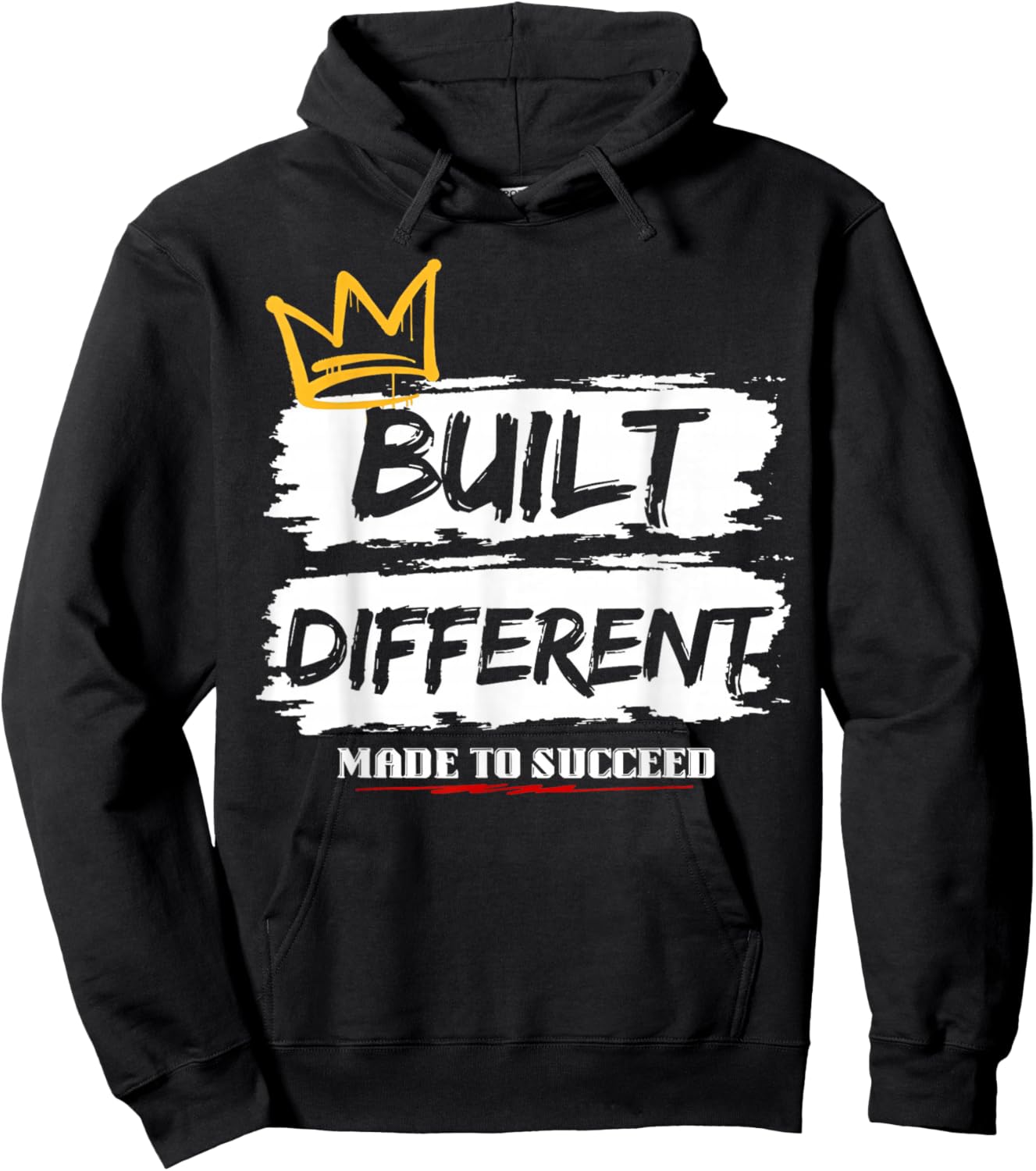Built Different Made to Succeed Hoodie - Hoodie | Black