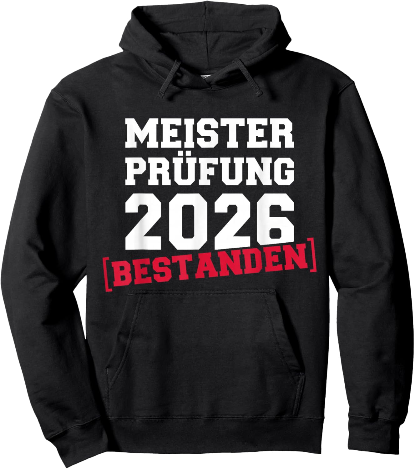 Meisterprüfung 2026 bestanden Meister Hoodie - Hoodie | Black