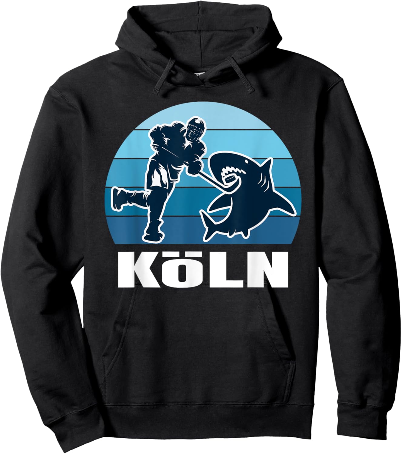 Cologne Ice Hockey Fan - Shark Hoodie - Hoodie | Black