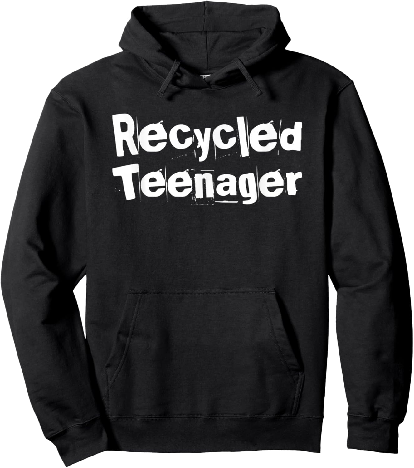 Recycled Teenager Hoodie - Hoodie | Black