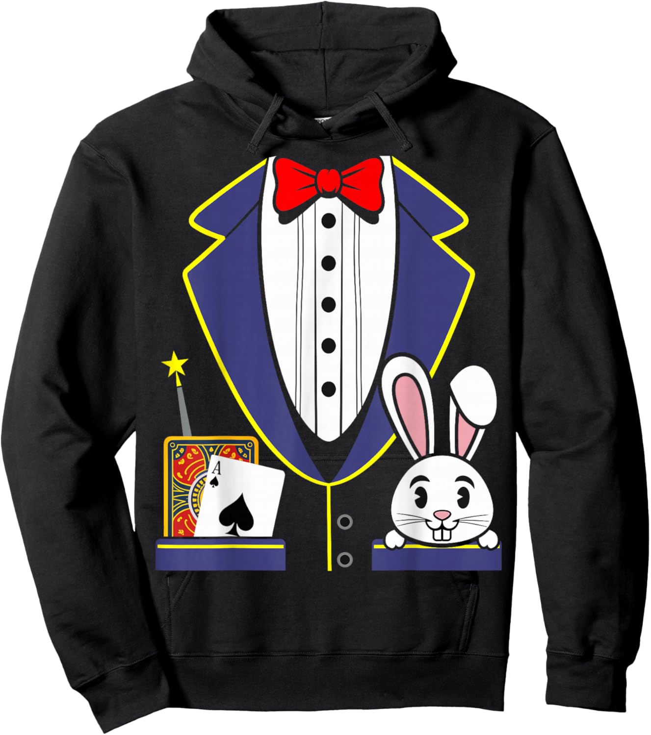 Magician Costume Halloween Hoodie - Hoodie | Black