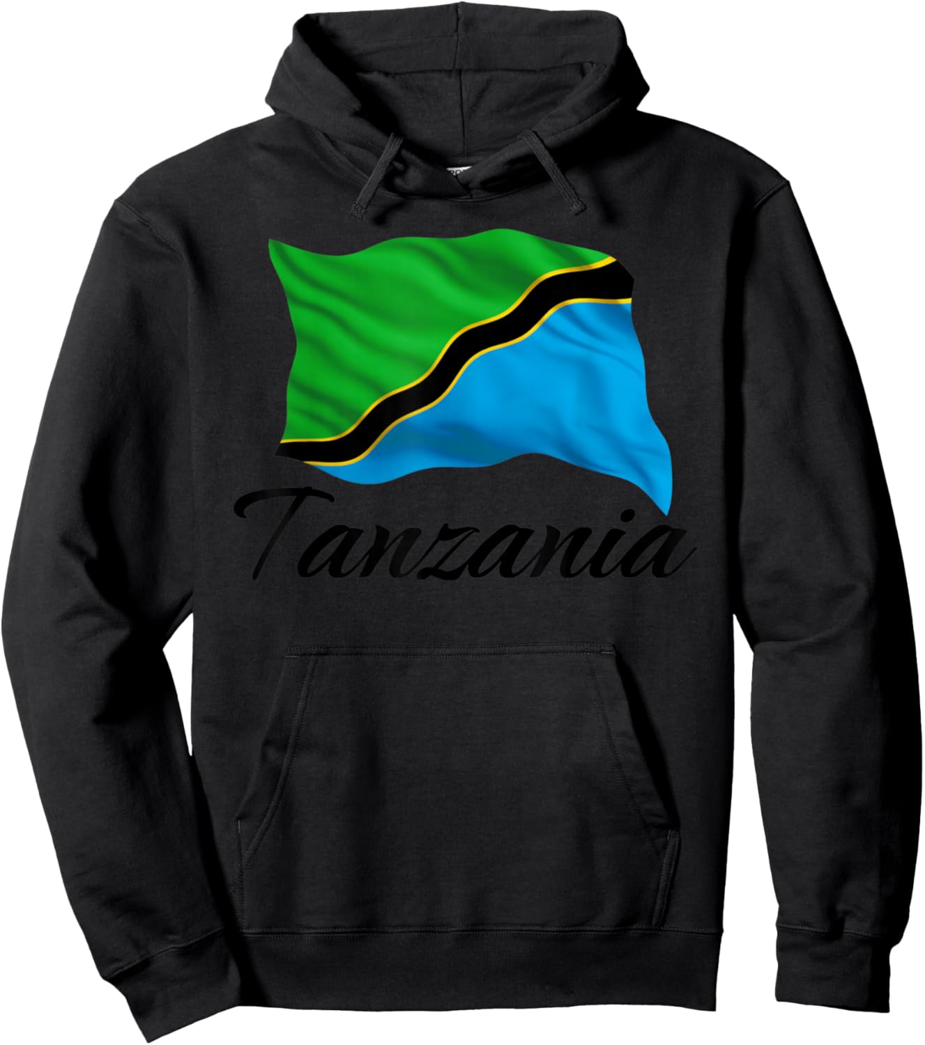 Tanzanian Flag African Patriotic , Women, Children Tanzania Hoodie - Hoodie | Black