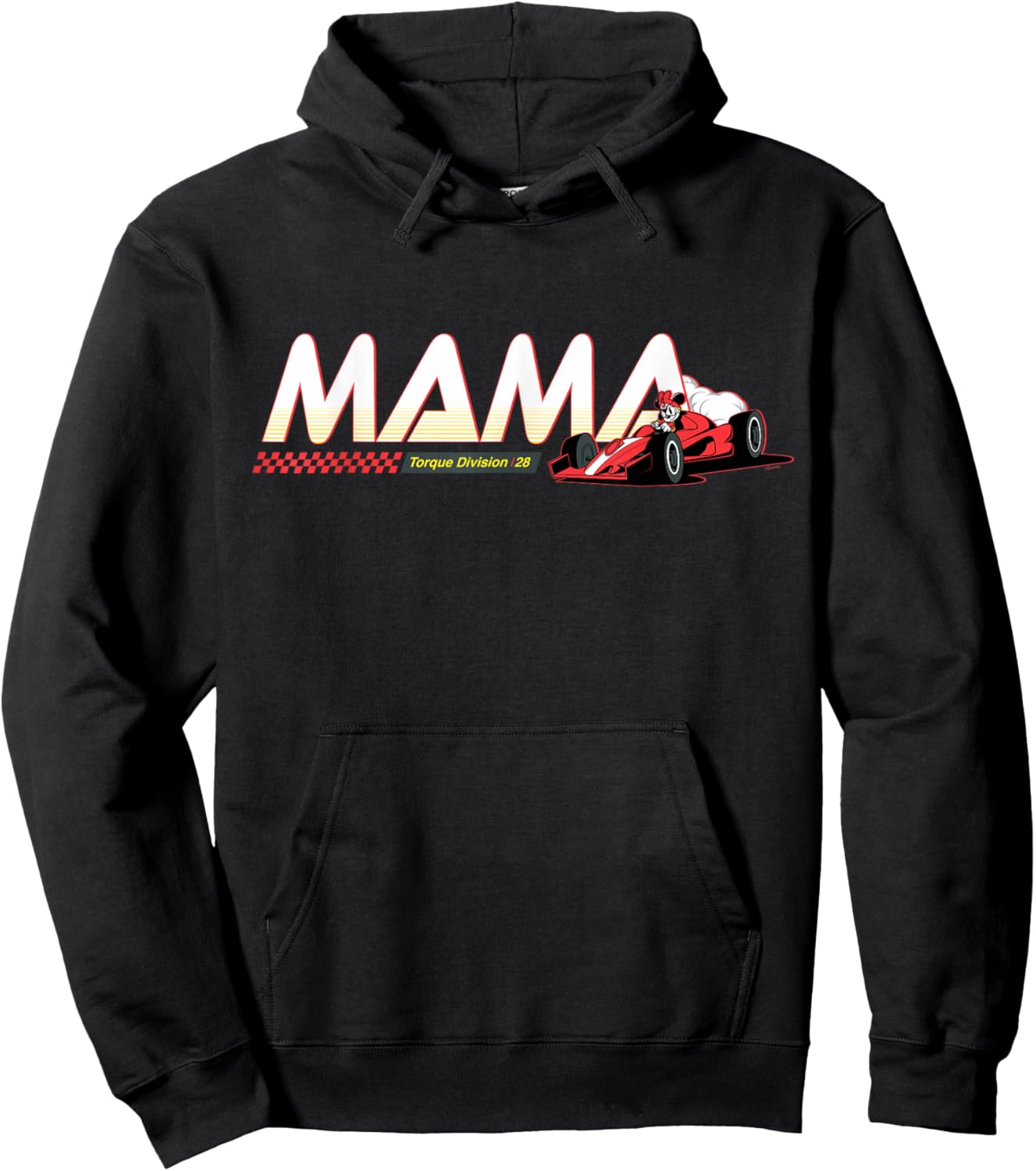 Disney Racing Mama Family Trip Race Car Vacation Matching Hoodie - Hoodie | Black