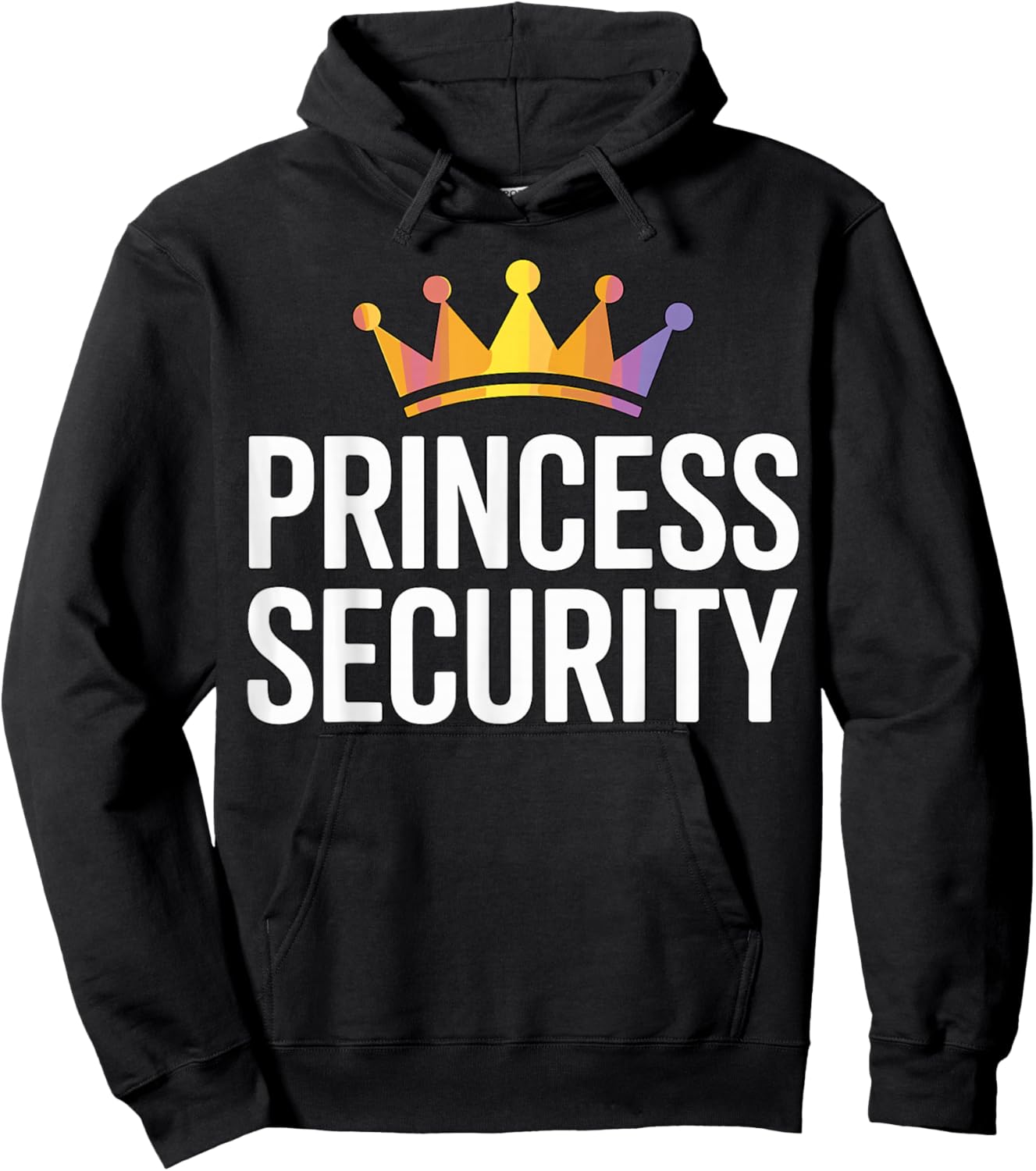Princess Security Funny Matching Costume Hoodie - Hoodie | Black