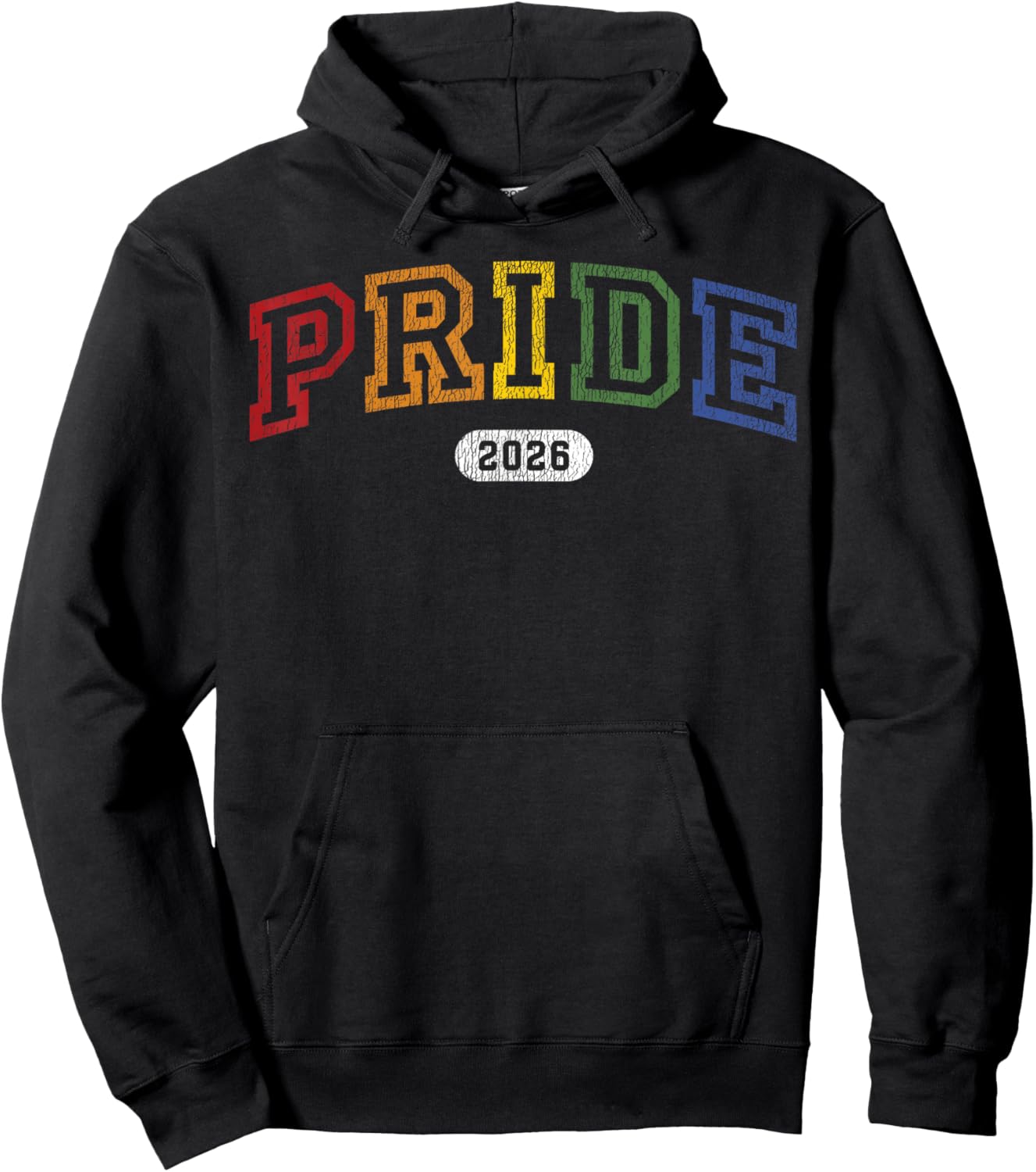 Pride 2026 LGBTQ Celebration Rainbow Pride Month Hoodie - Hoodie | Black