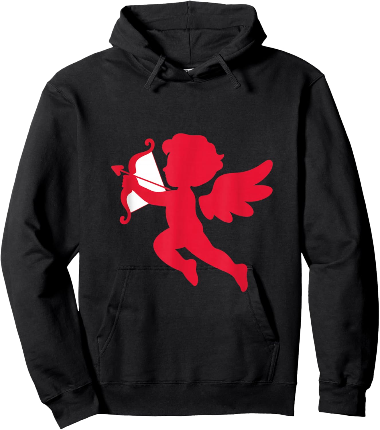 Bow Cupid Hoodie - Hoodie | Black