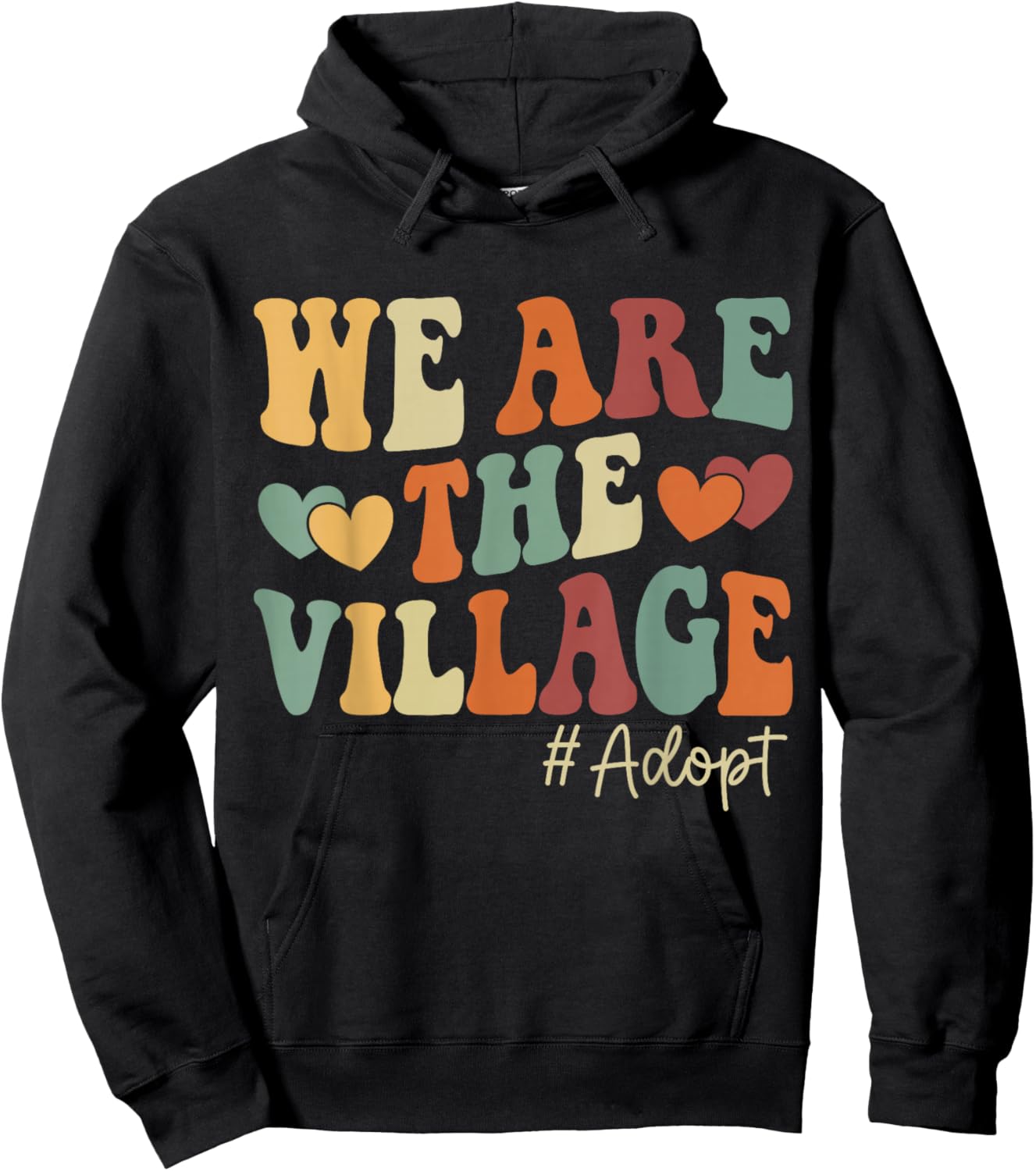 We are The Village, Adopt - Adoption Day 2025 Hoodie - Hoodie | Black