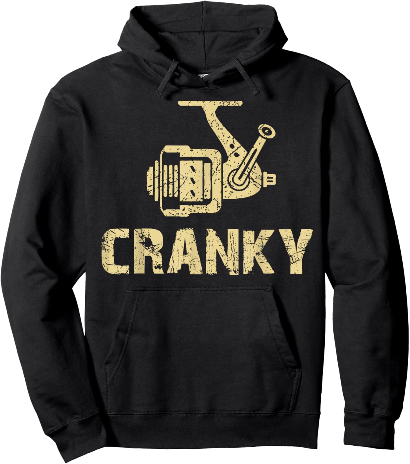 Crankbait Fishing Lure Cranky Funny Gift Fishing Lovers Hoodie - Hoodie | Black