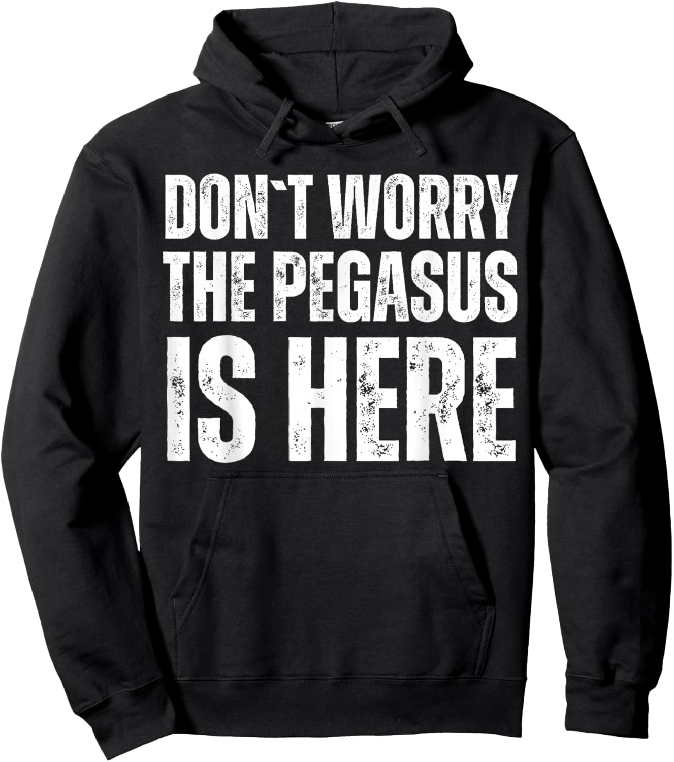 Dont Worry The Pegasus Is Here Hoodie - Hoodie | Black