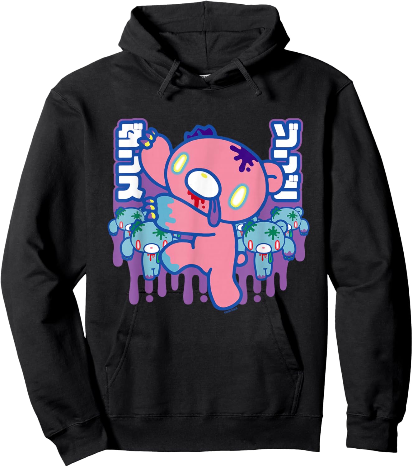 Gloomy Bear The Naughty Grizzly Zombie Horde Anime Manga Hoodie - Hoodie | Black