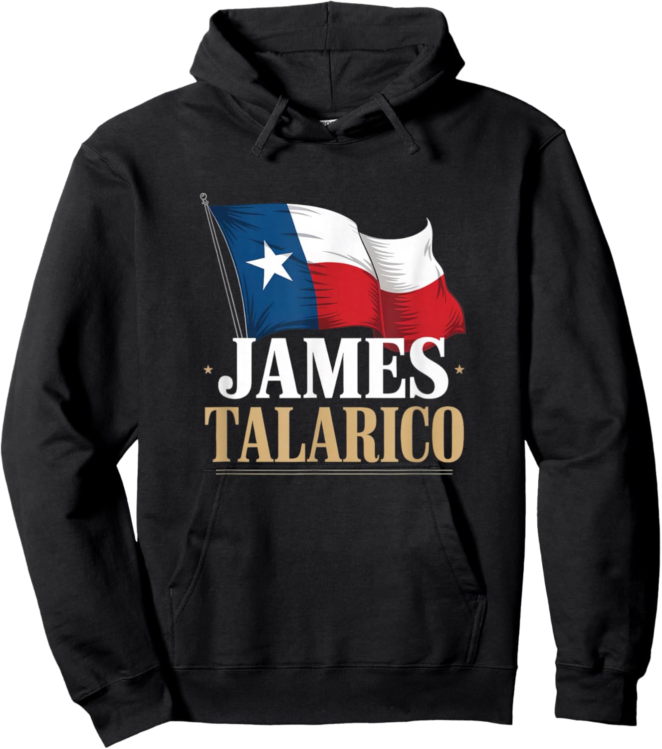 James Talarico Texas Democrat Political Texas Flag Hoodie - Hoodie | Black