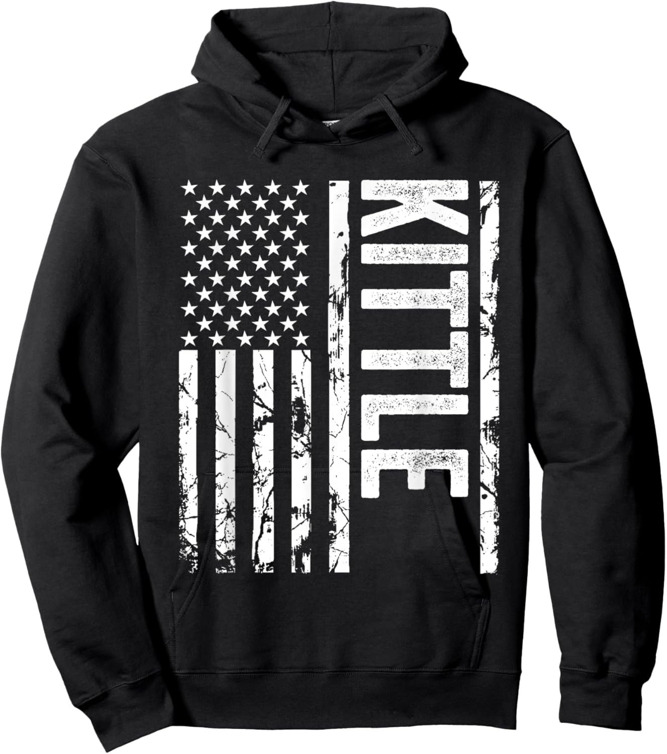 Kittle Last Name Funny Surname Team Kittle Family Reunion Hoodie - Hoodie | Black