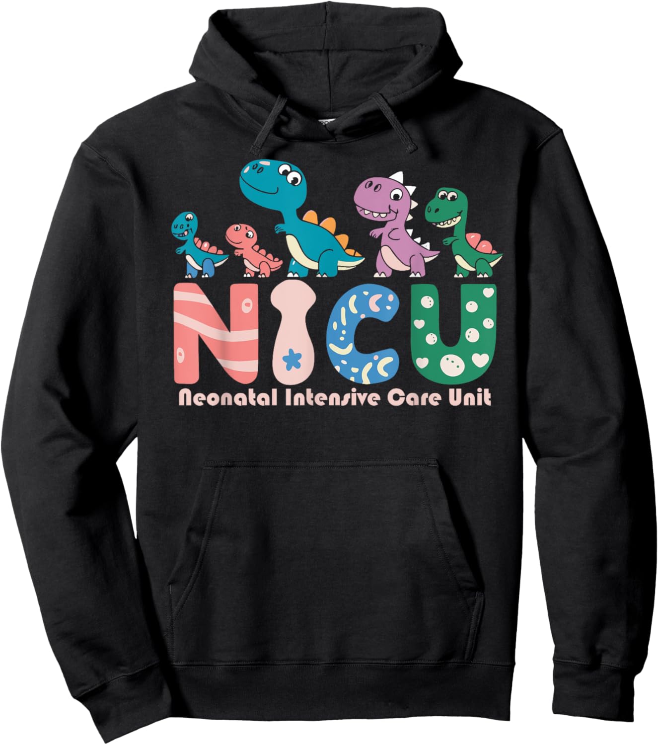 Neonatal Intensive Care Unit NICU Nurse Funny Hoodie - Hoodie | Black