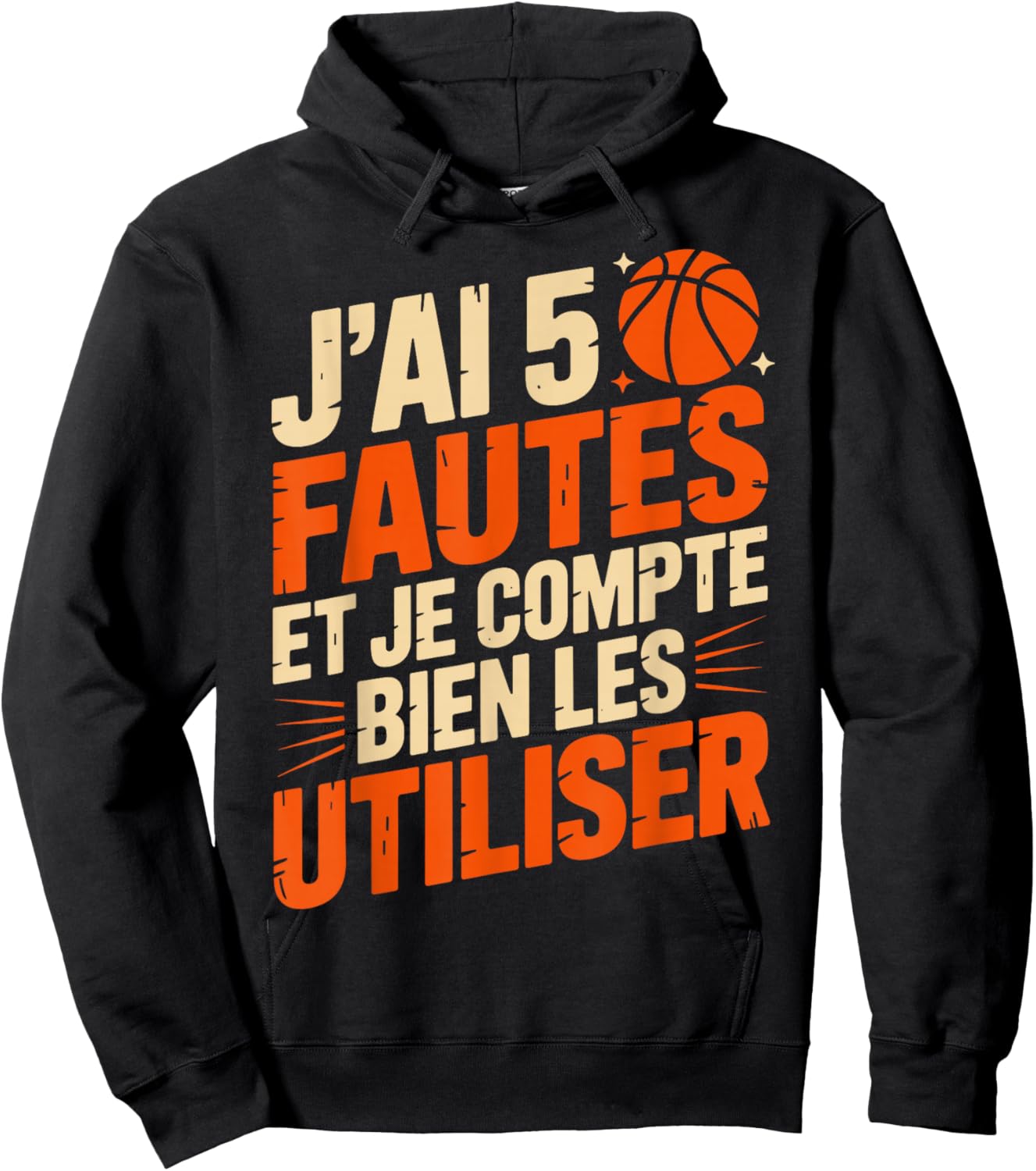 Humour Falls Basketball Gift Men's Basketball Fan Hoodie - Hoodie | Black