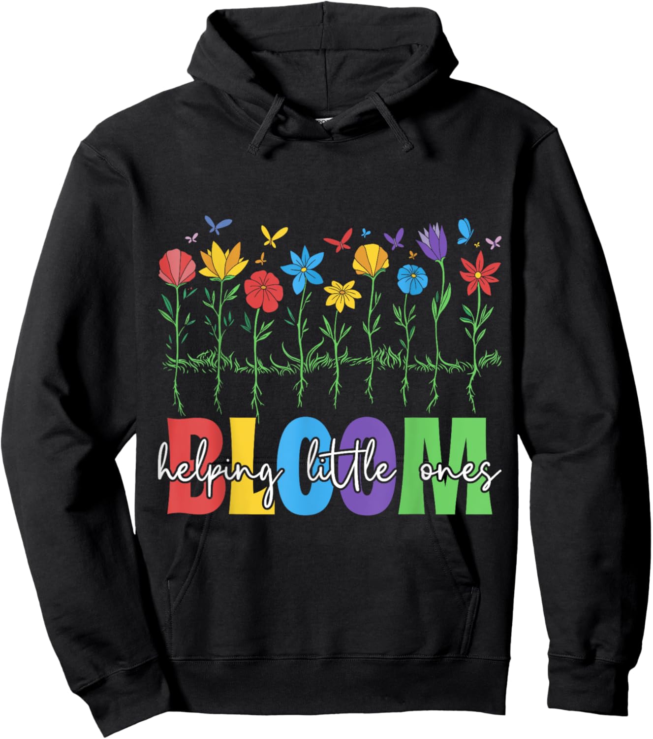 NICU Helping Little Ones Bloom Hoodie - Hoodie | Black