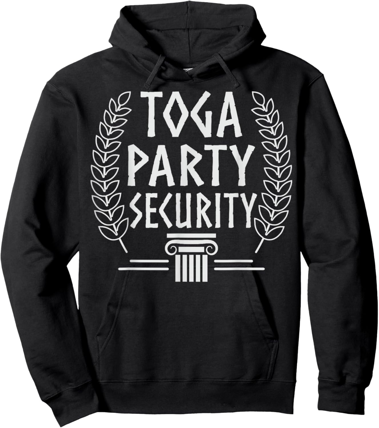 Toga Party Security - Funny Toga Party Costume Hoodie - Hoodie | Black