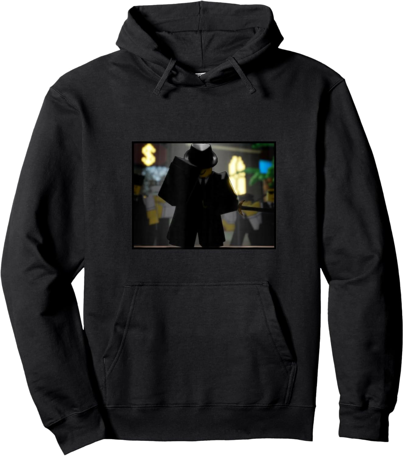 Mafioso Forsaken Design Hoodie - Hoodie | Black