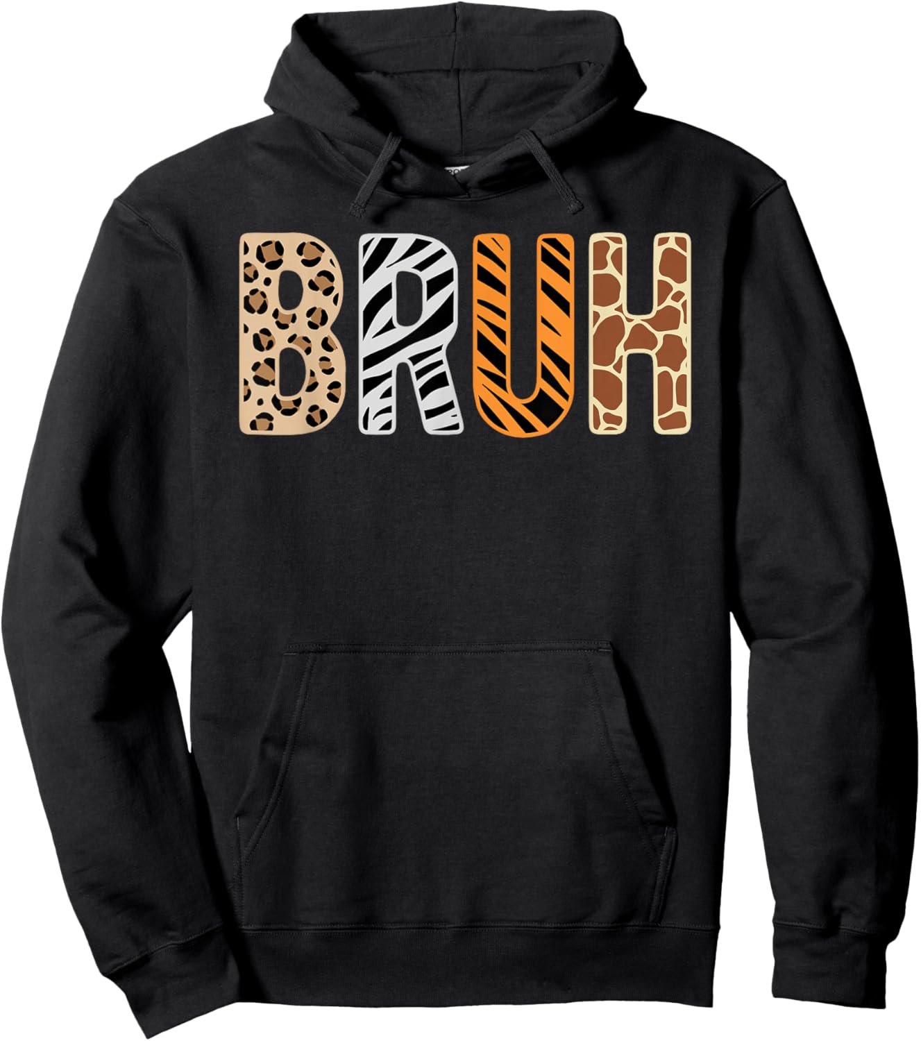 Bruh Zookeeper Safari Wildlife Animals Savanna Kids Costume Hoodie - Hoodie | Black