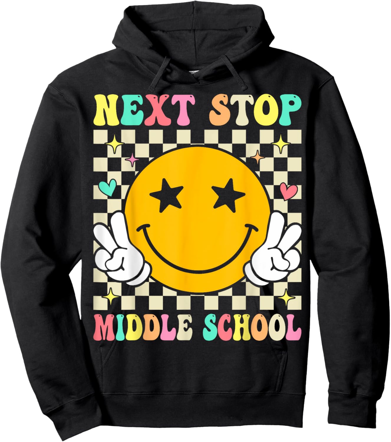 Next Stop Middle School Elementary School Graduation Hoodie - Hoodie | Black