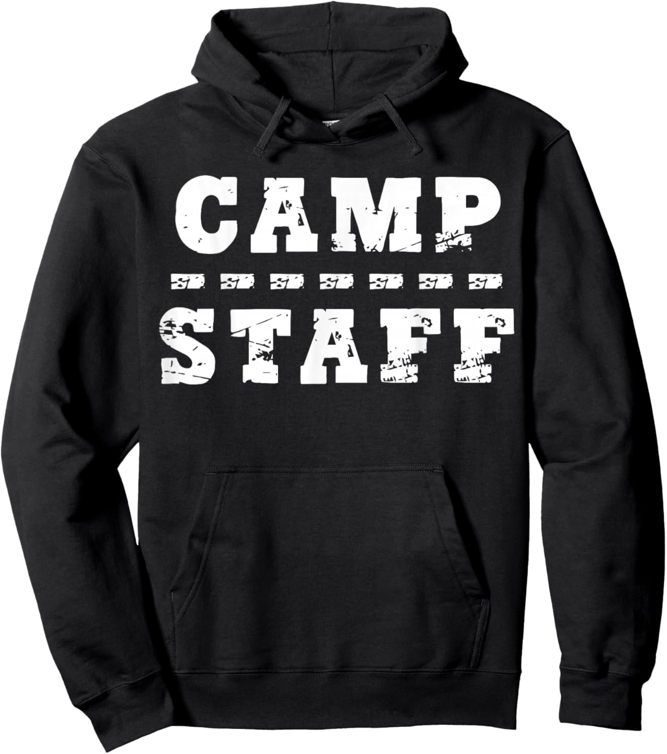 Camp Staff Summer Camp Staff Camping Hoodie - Hoodie | Black