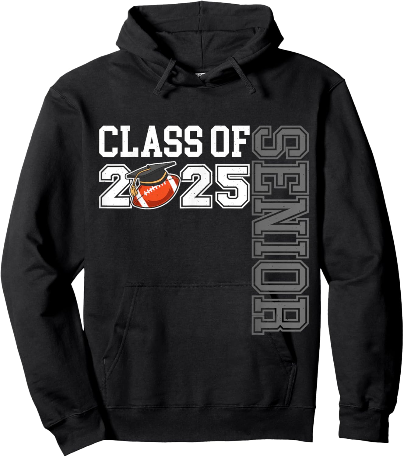 Class of 2025 Football Senior Night Hoodie - Hoodie | Black