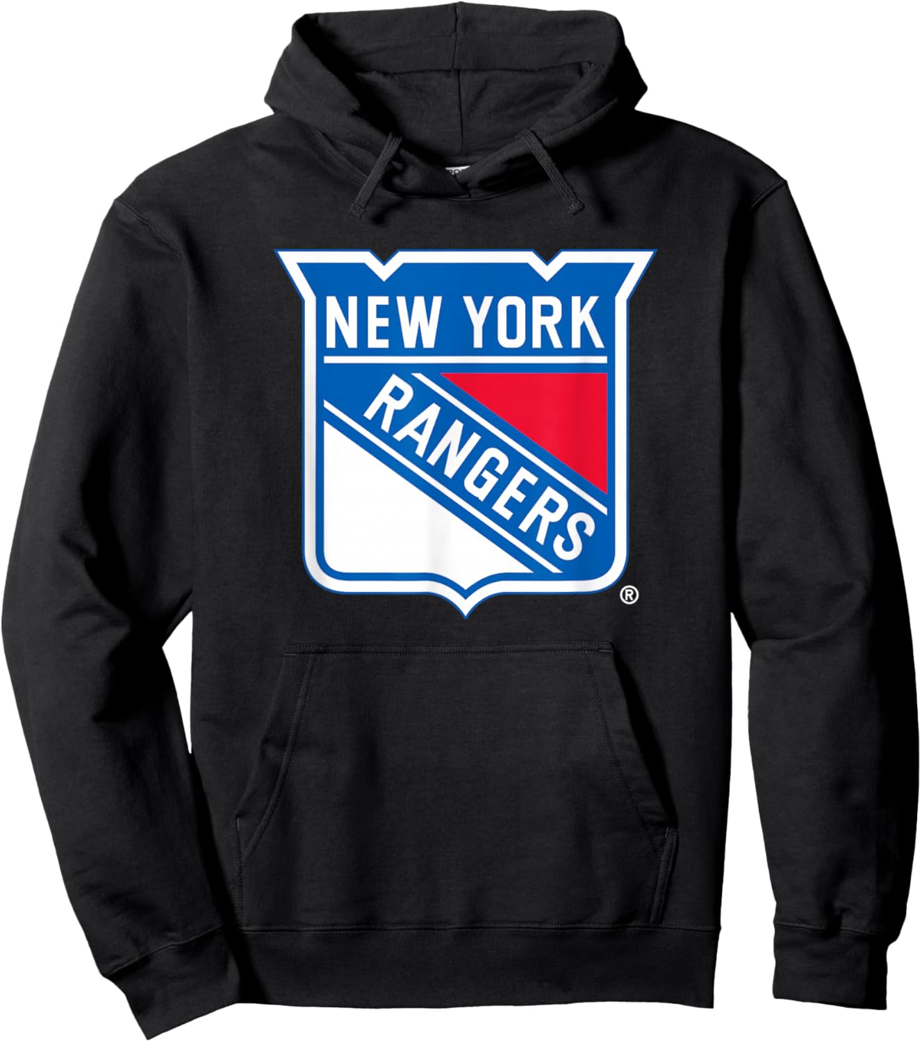 New York Rangers Icon Officially Licensed Hoodie - Hoodie | Black