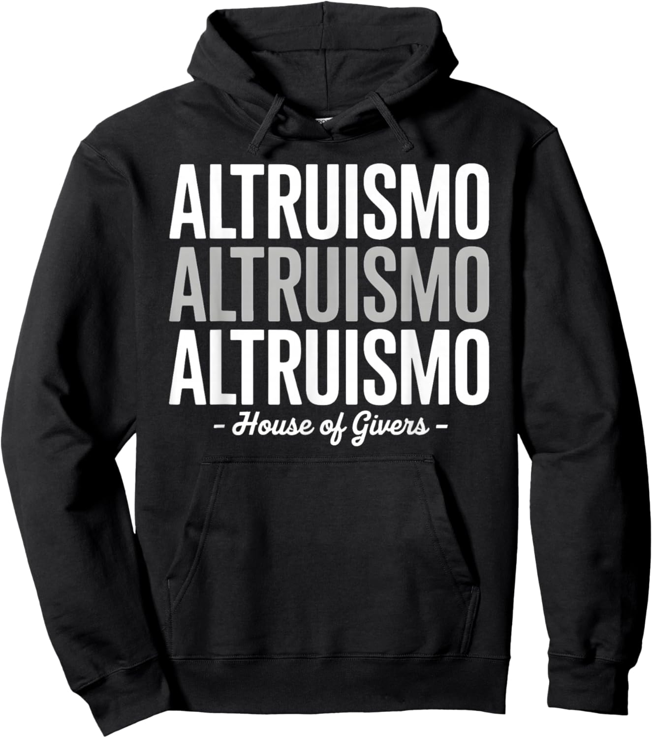 Altruismo House of Givers Shirt Altruismo House School Hoodie - Hoodie | Black