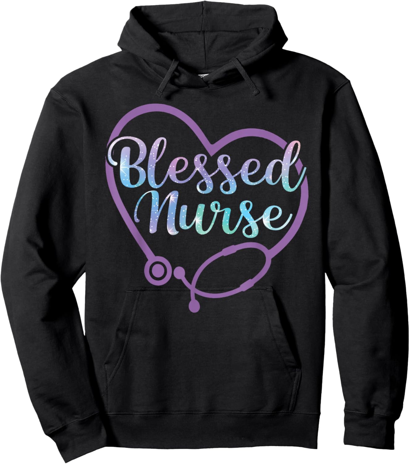 Blessed Christian Nurse Hoodie - Hoodie | Black