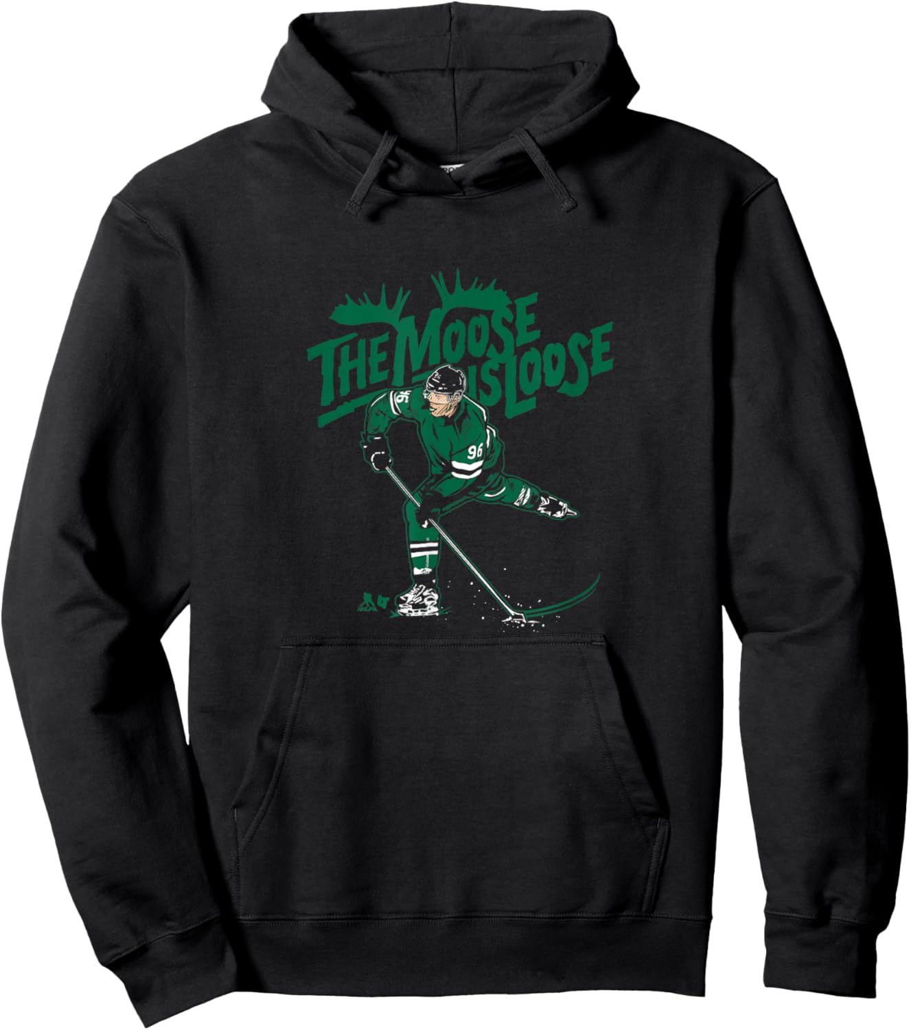 Mikko Rantanen - The Moose is Loose - Dallas Hockey Hoodie - Hoodie | Black
