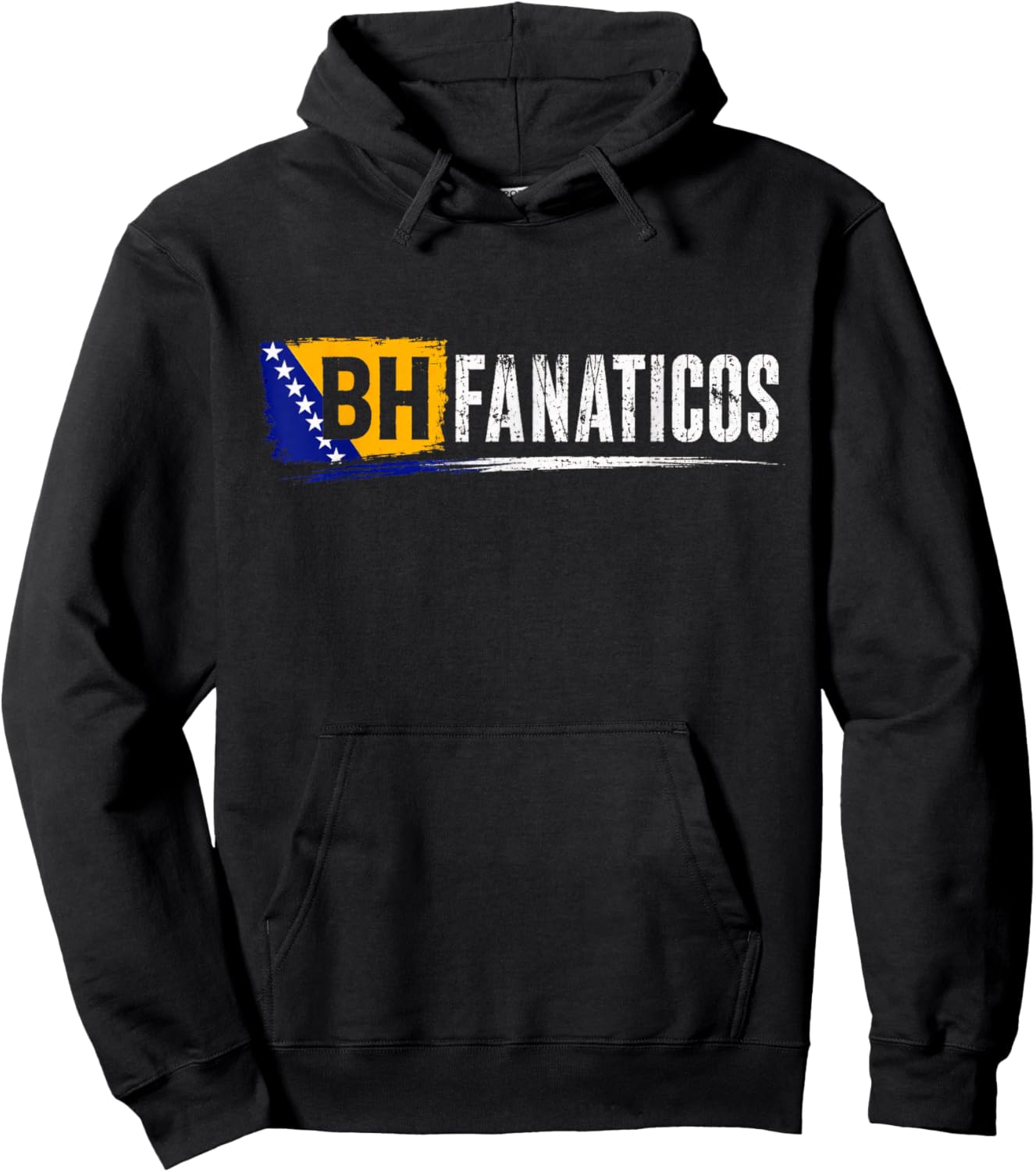 BHFANATICOS Bosnien Bosna Hercegowina Fan Culture Design Hoodie - Hoodie | Black