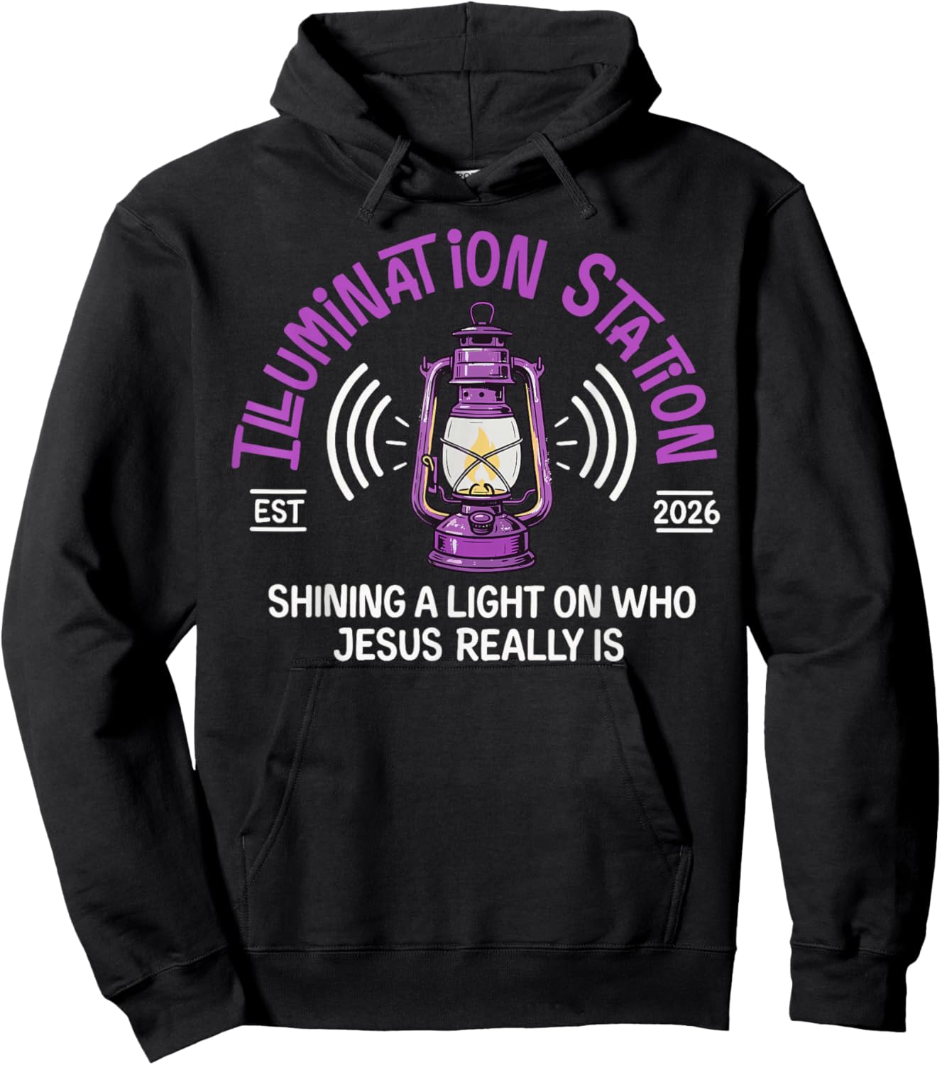 Illumination Station VBS 2026 Bible Jesus Christian Lights Hoodie - Hoodie | Black