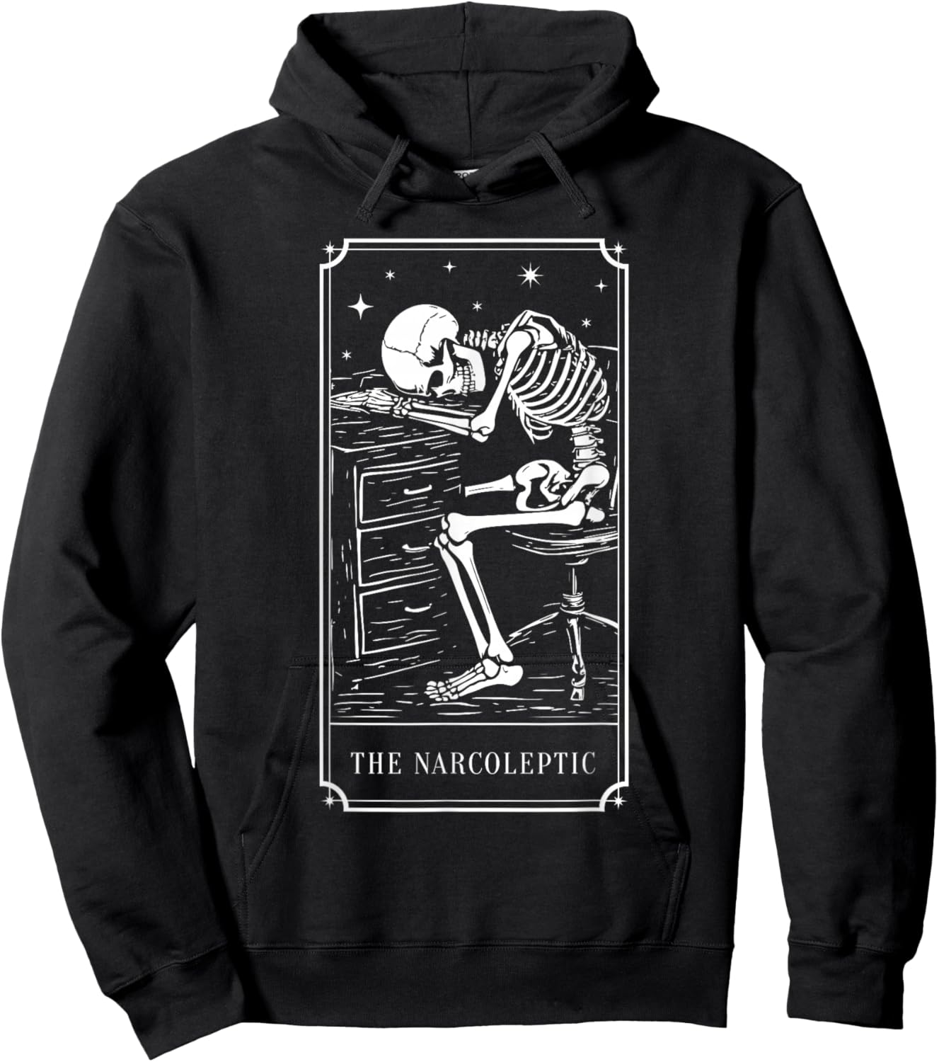 The Narcoleptic Tarot Card Narcolepsy Awareness Art Hoodie - Hoodie | Black
