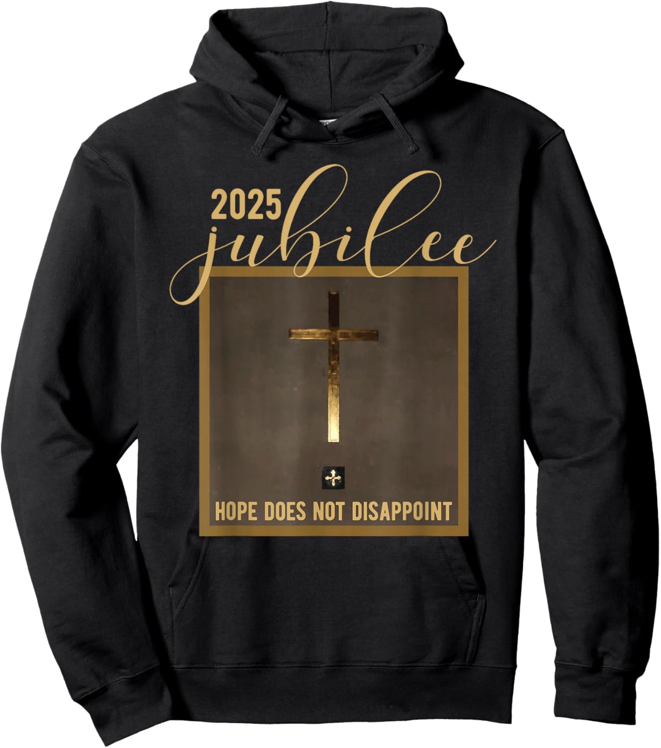 Catholic Jubilee 2025 A Year Of Hope Holy Door Hoodie - Hoodie | Black