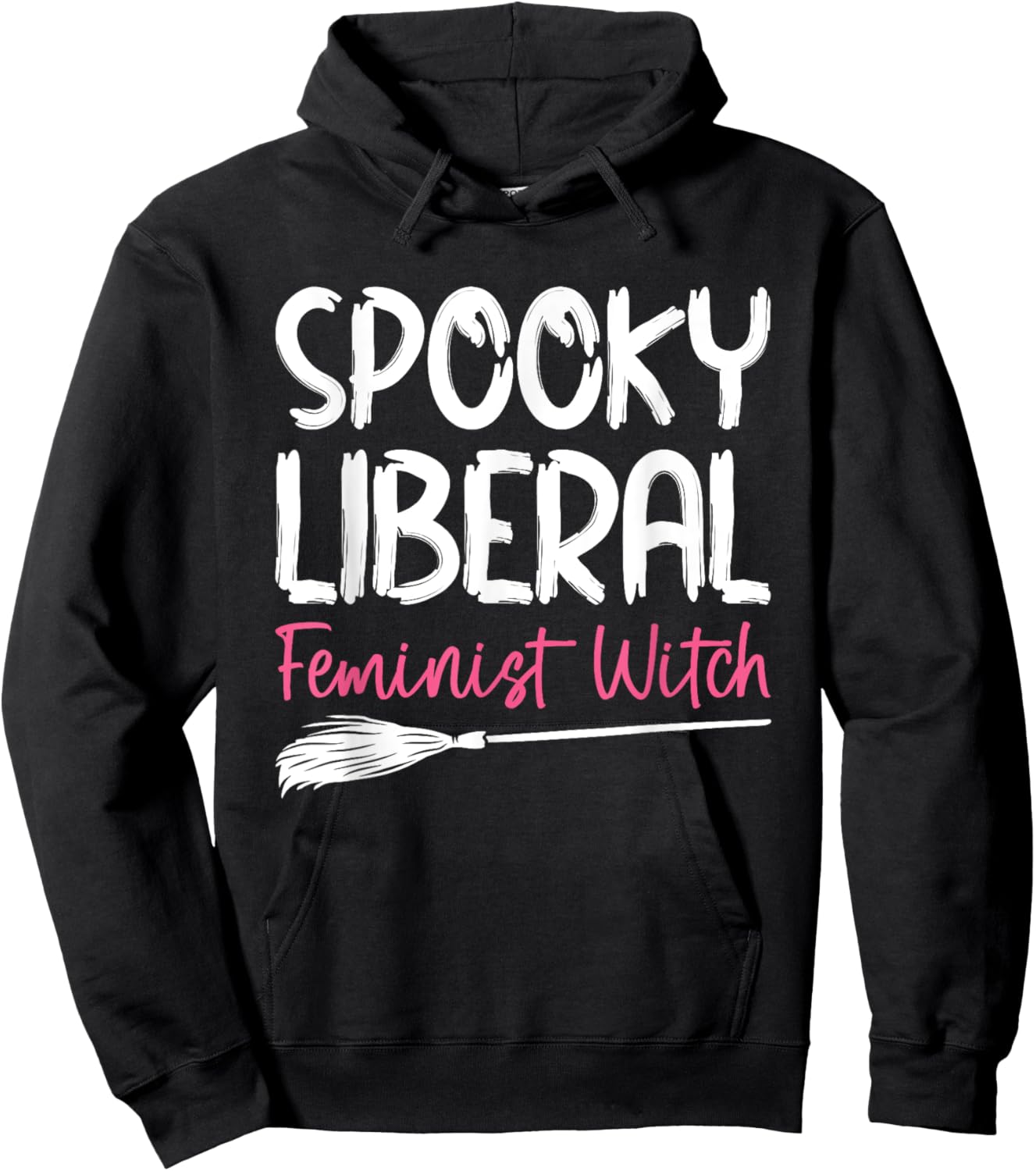Spooky Liberal Feminist Witch Hoodie - Hoodie | Black