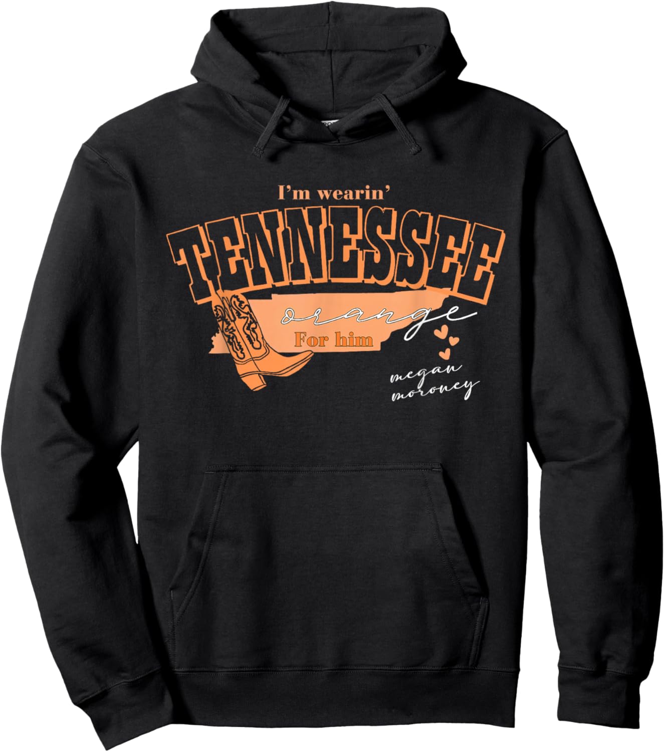 Im Wearing Tennessee Orange Hoodie - Hoodie | Black