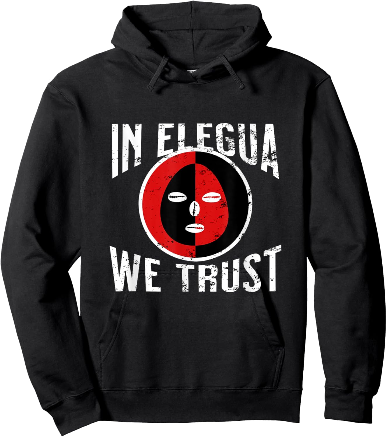 Elegua yoruba religion nigeria trust men women retro vintage Hoodie - Hoodie | Black