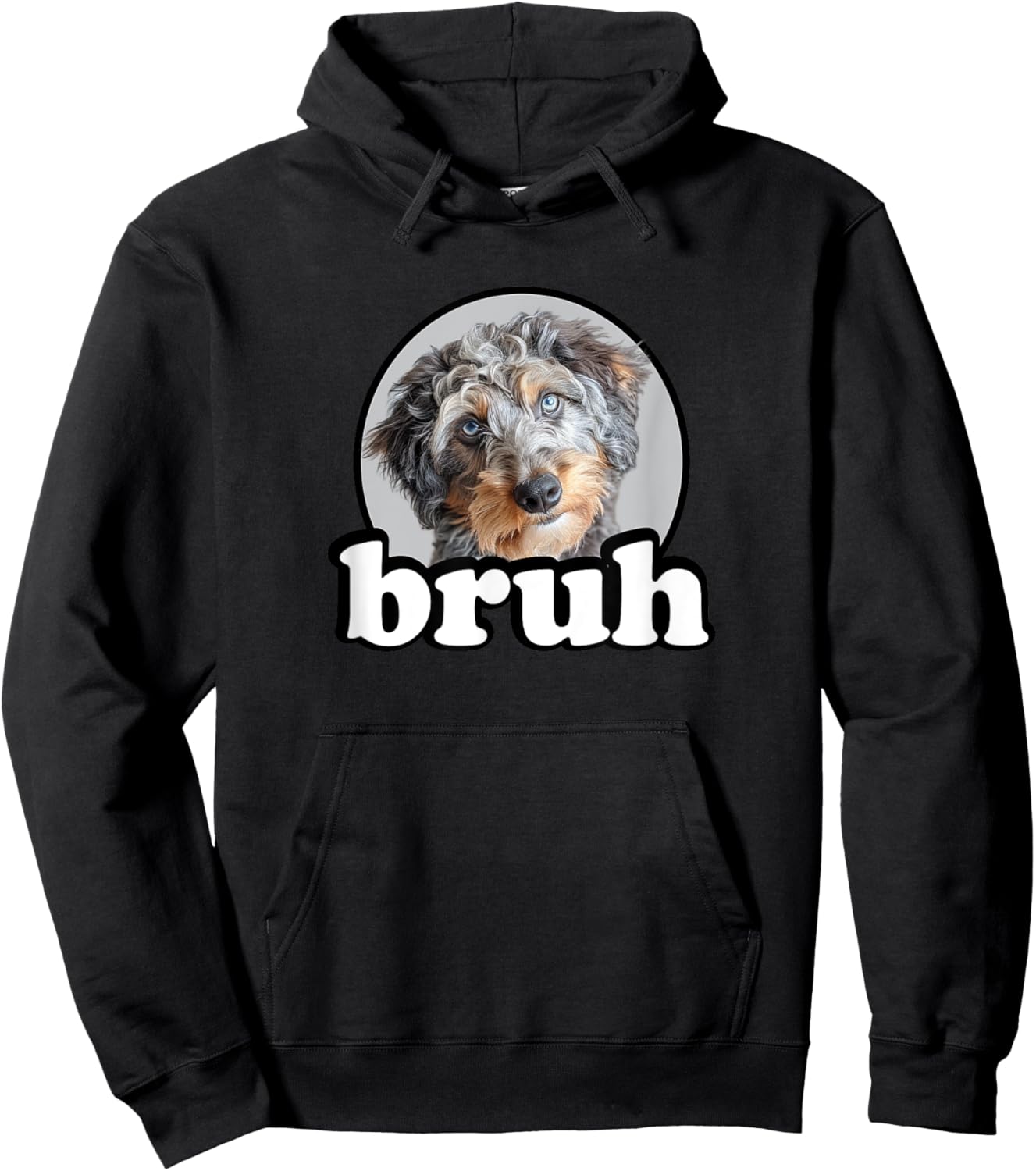 Merle Aussiedoodle Hoodie - Hoodie | Black