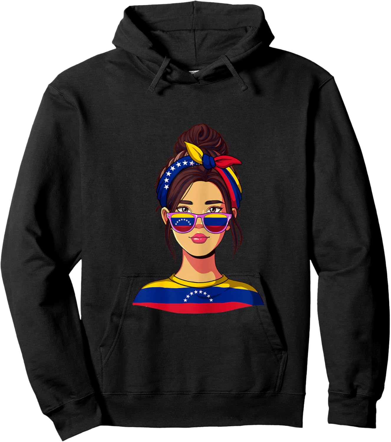 Venezuelan Girl Venezuela Hoodie - Hoodie | Black