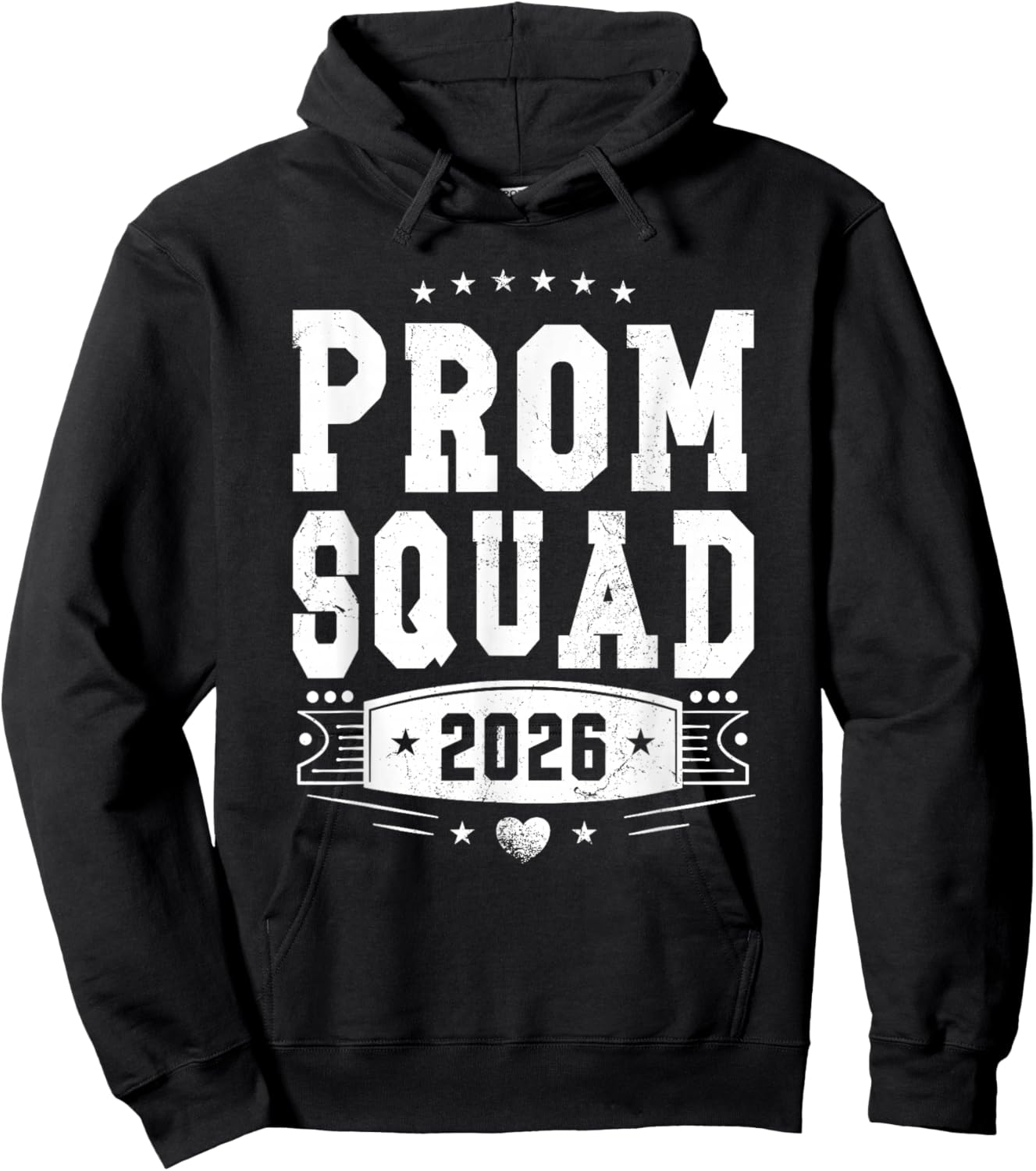 Prom Squad 2026 Graduate Proud Prom Class of 2026 Hoodie - Hoodie | Black