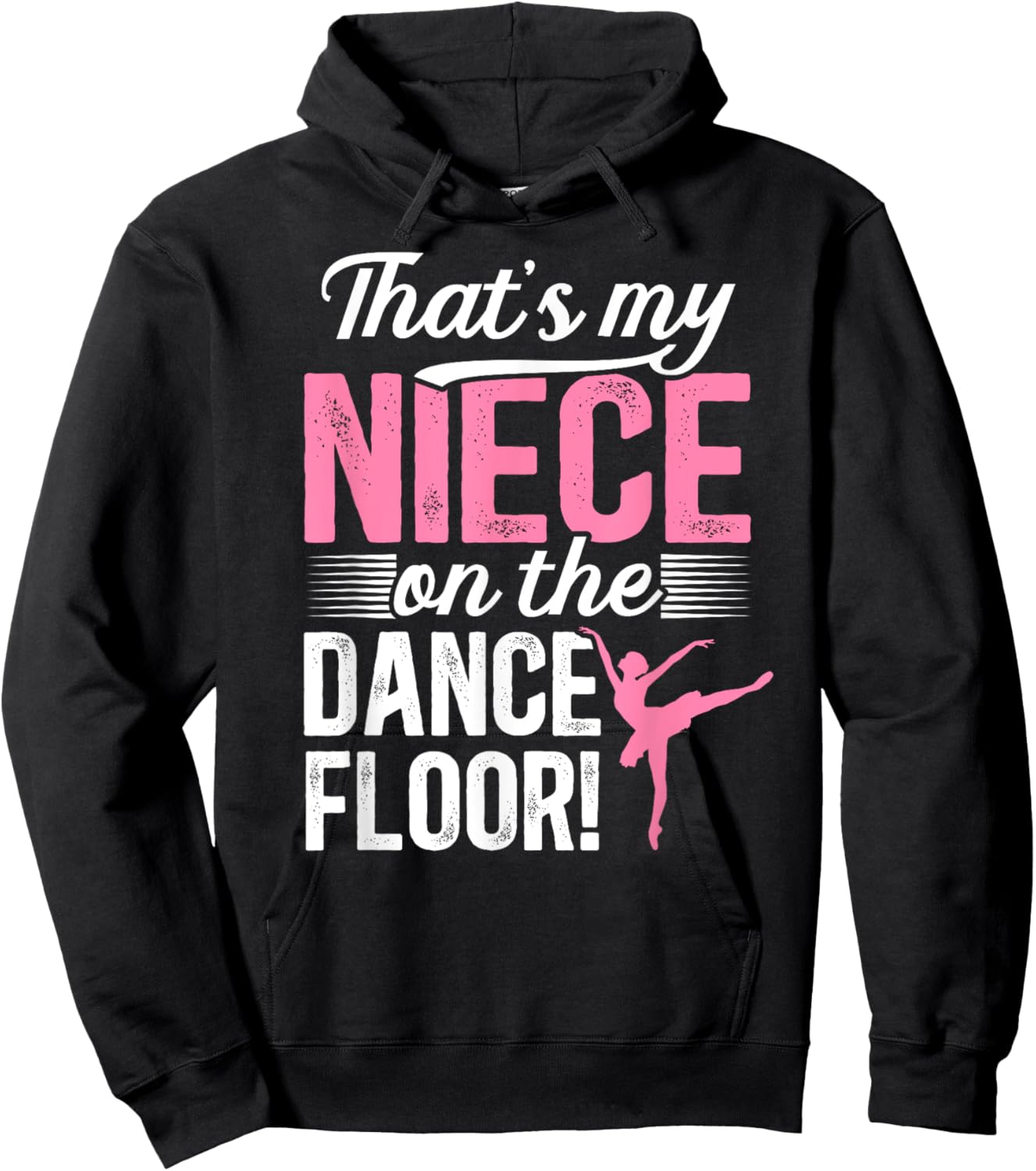 On The Dance Floor Dance Uncle Of A Dancer Uncle Hoodie - Hoodie | Black
