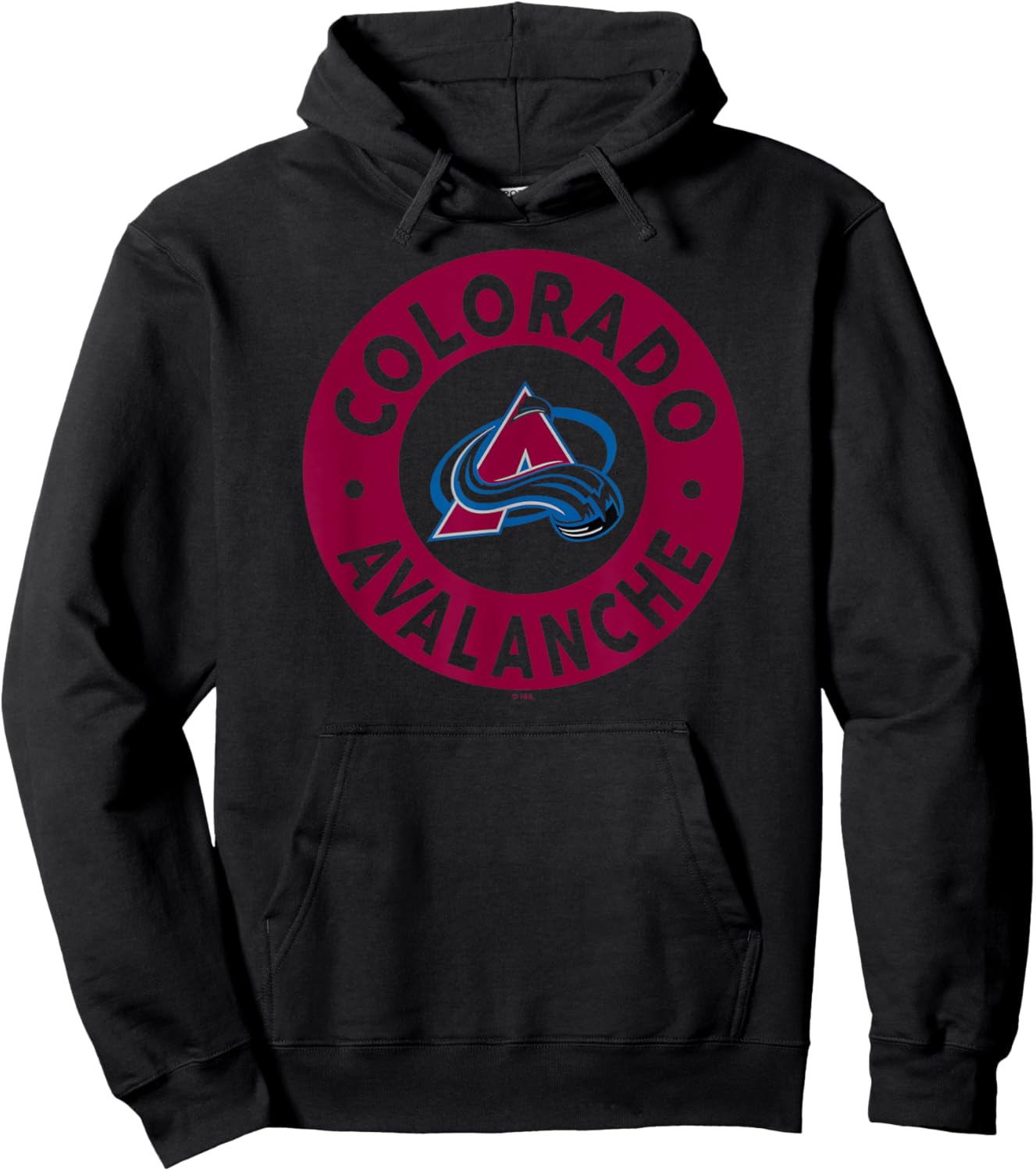 Colorado Avalanche Symbol White Officially Licensed Hoodie - Hoodie | Black