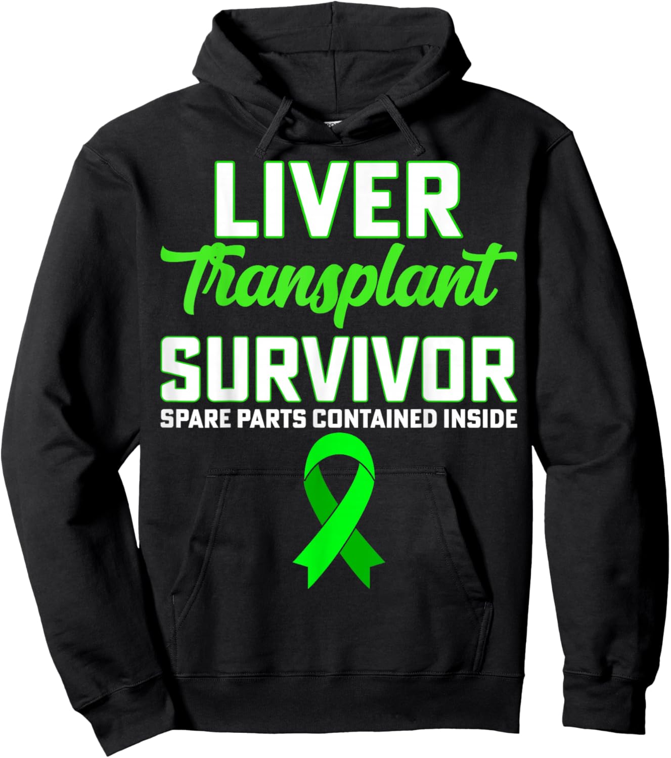 Spare Parts Contained Inside Liver Transplant Survivor Gifts Hoodie - Hoodie | Black