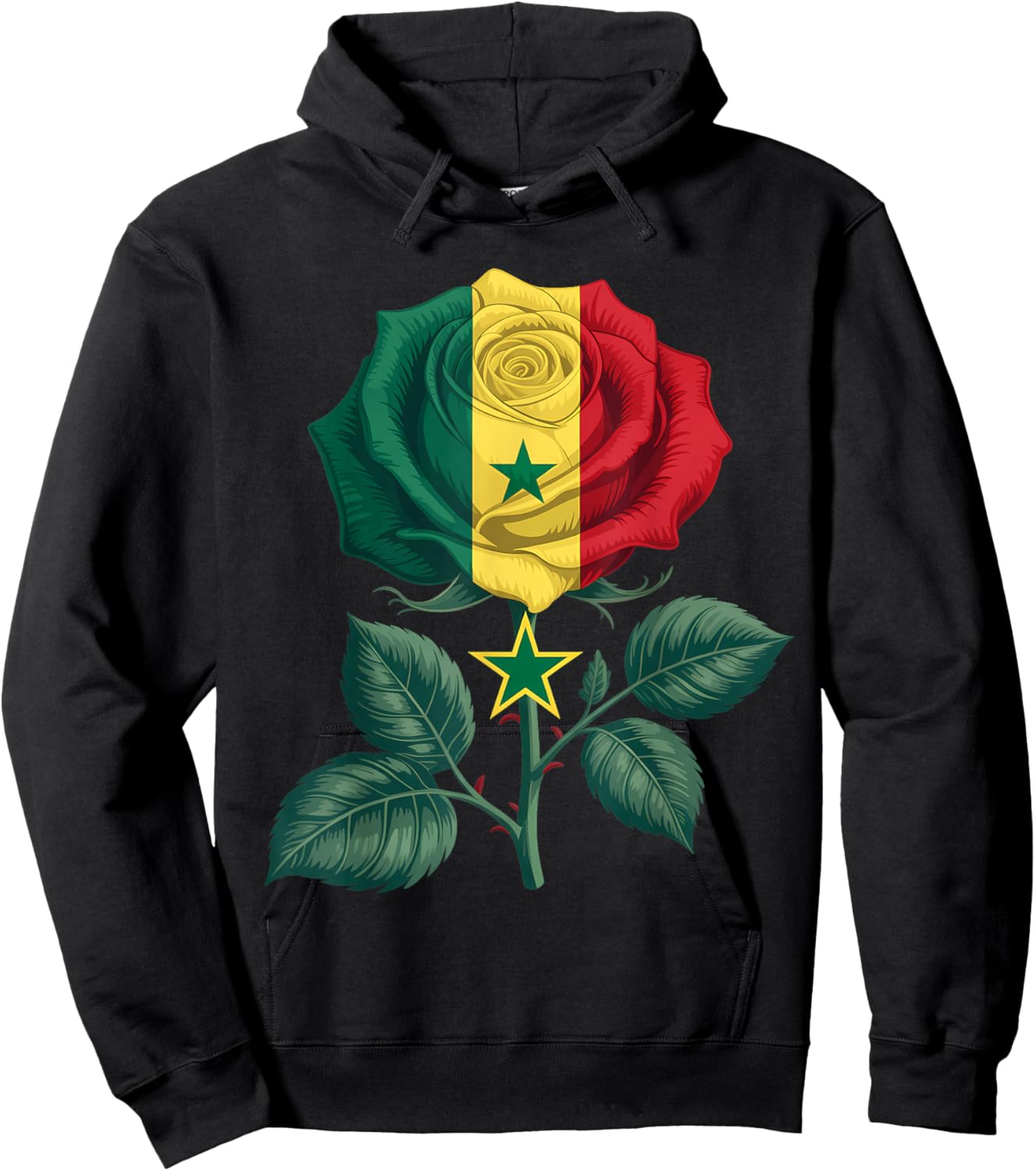 Senegal Flag Senegalese Pride Hoodie - Hoodie | Black