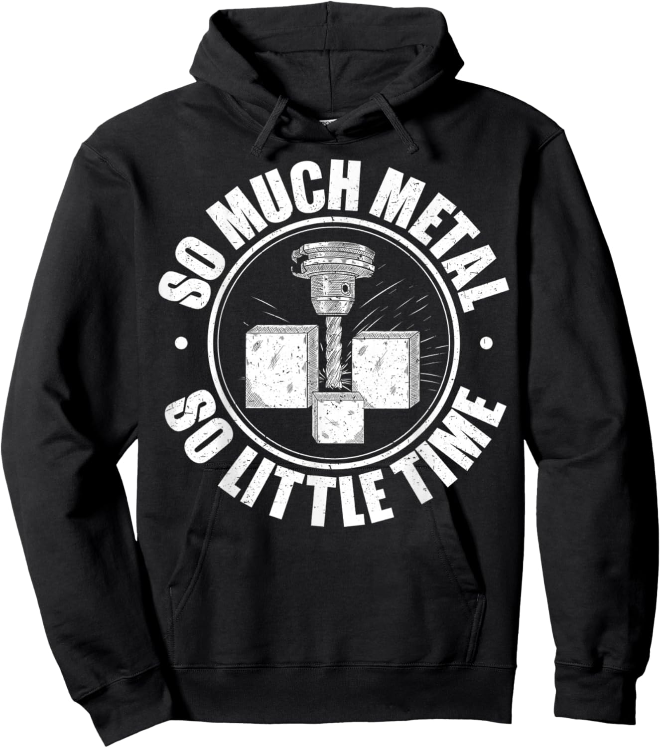 Cnc Machinist Cnc Operator Cnc Machine Gift Vintage Hoodie - Hoodie | Black
