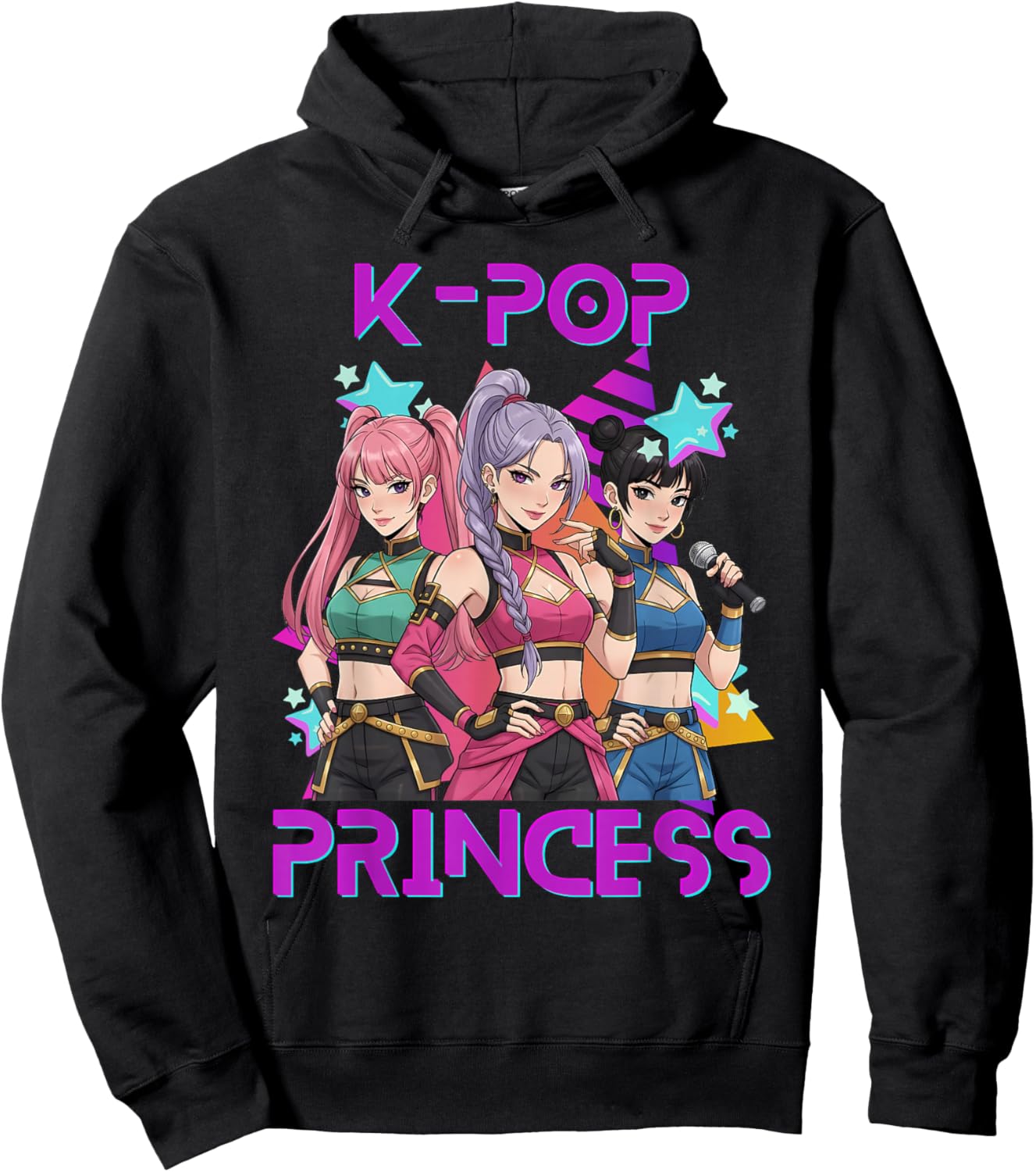 K-Pop K-Pop 7th Birthday Girl 7 Years Hoodie - Hoodie | Black